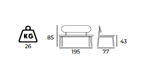 Maroc 3 Seater