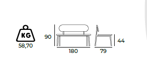 Gana 3 Seater